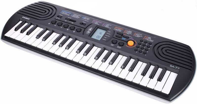 Vaikiškas sintezatorius Casio SA-77 kaina ir informacija | Klavišiniai muzikos instrumentai | pigu.lt