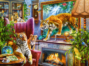 Dėlionė Puzzle Castorland "Tigers Comming to Life", 3000 det. kaina ir informacija | Dėlionės (puzzle) | pigu.lt