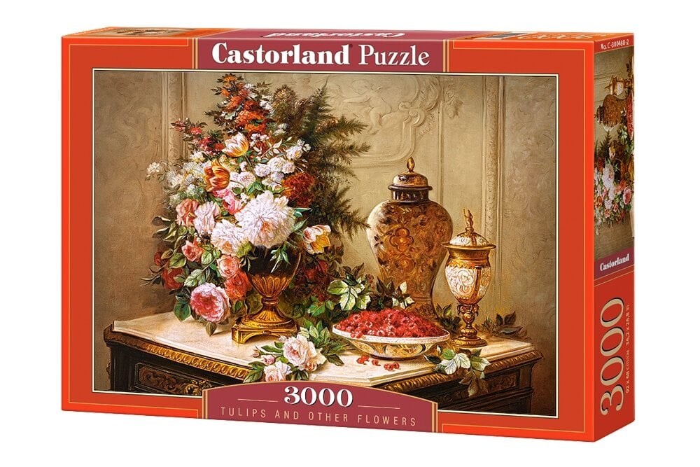 Dėlionė Castorland Puzzle Tulips and other Flowers, 3000 d. kaina ir informacija | Dėlionės (puzzle) | pigu.lt