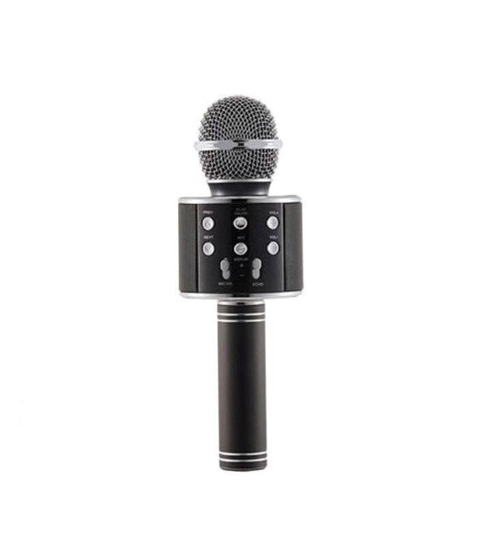 Karaokė mikrofonas, kolonėlė su balso keitimo efektais, WS-858 kaina ir informacija | Lavinamieji žaislai | pigu.lt