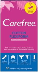 Carefree Flexiform Fresh įklotai, 30 vnt kaina ir informacija | Tamponai, higieniniai paketai, įklotai | pigu.lt
