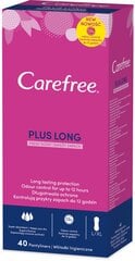 Carefree Long Plus прокладки, 40 шт. цена и информация | Тампоны, гигиенические прокладки для критических дней, ежедневные прокладки | pigu.lt