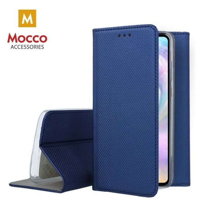 Mocco Smart Magnet Atverčiamas dėklas Samsung A307 Galaxy A30s telefonui, Mėlyna kaina ir informacija | Telefono dėklai | pigu.lt
