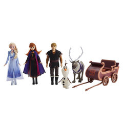 Lėlių ir figūrėlių su rogėmis rinkinys Hasbro Ledo šalis 2 (Frozen 2) kaina ir informacija | Žaislai mergaitėms | pigu.lt