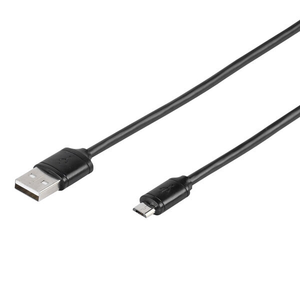 Vivanco microUSB - USB 1m (35815) kaina ir informacija | Kabeliai ir laidai | pigu.lt