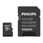 Philips MICROSDHC 8GB CLASS 10/UHS 1 + ADAPTER kaina ir informacija | Atminties kortelės telefonams | pigu.lt