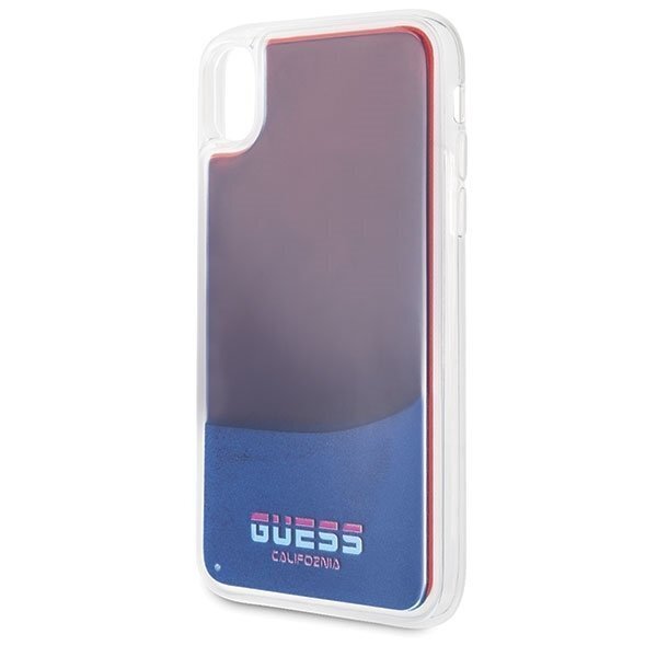 Telefono dėklas Guess GUHCI61GLCRE Apple iPhone Xr red hard case California Glow in the dark цена и информация | Telefono dėklai | pigu.lt