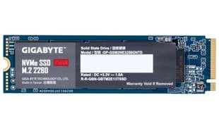 Gigabyte GP-GSM2NE3256GNTD цена и информация | Внутренние жёсткие диски (HDD, SSD, Hybrid) | pigu.lt