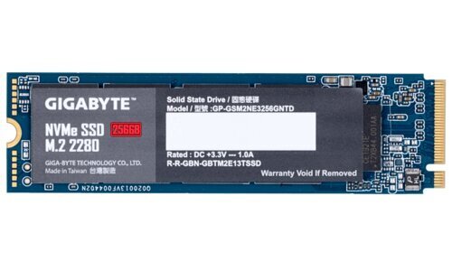 Gigabyte GP-GSM2NE3256GNTD цена и информация | Vidiniai kietieji diskai (HDD, SSD, Hybrid) | pigu.lt