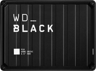 WESTERN DIGITAL P10 Game Drive 5TB USB 3.2 Colour Black WDBA3A0050BBK-WESN цена и информация | Жёсткие диски (SSD, HDD) | pigu.lt