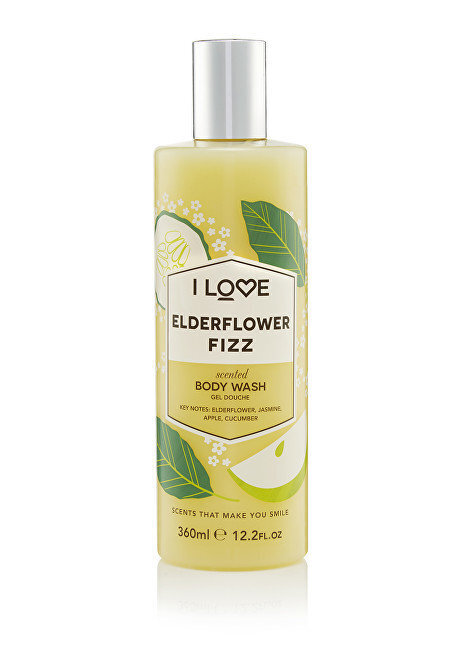 Dušo želė I Love Elderflower Fizz 360 ml kaina ir informacija | Dušo želė, aliejai | pigu.lt