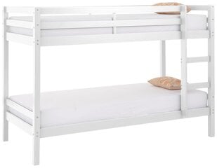 Двухъярусная кровать Notio Living Alpi, белого цвета цена и информация | Детские кровати | pigu.lt