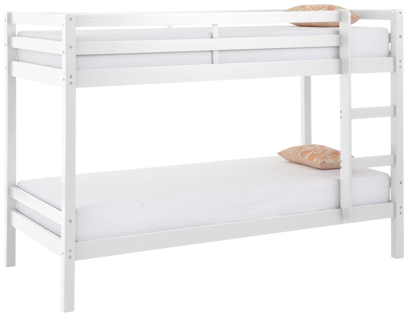 Dviaukštė lova Notio Living Alpi, balta kaina ir informacija | Vaikiškos lovos | pigu.lt