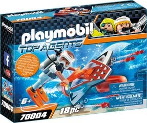 70004 PLAYMOBIL® Top Agents, Подводное крыло цена и информация | Конструкторы и кубики | pigu.lt