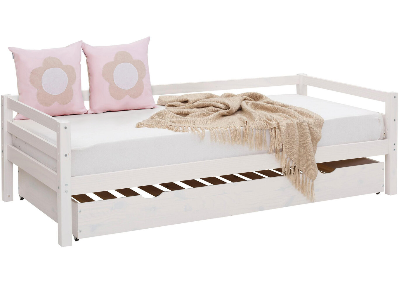 Vaikiška lova Notio Living Alpi, balta kaina ir informacija | Vaikiškos lovos | pigu.lt