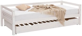 Детская кровать Notio Living Alpi, белая цена и информация | Детские кровати | pigu.lt
