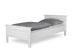 Finori Landwood 61, 90x200см,кровать белая цена и информация | Кровати | pigu.lt