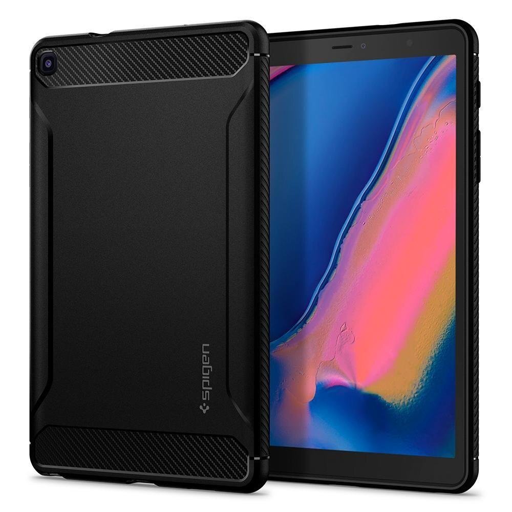 Spigen Rugged Armor Samsung Galaxy Tab A 8.0 2019, Matte Black цена и информация | Planšečių, el. skaityklių dėklai | pigu.lt