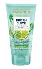 Мицеллярный очищающий гель для лица - скраб Bielenda Fresh Juice lemon 150 г цена и информация | Средства для очищения лица | pigu.lt