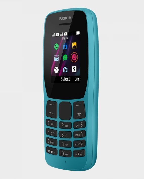 Nokia 110 (2019) 4MB Dual SIM Ocean Blue kaina ir informacija | Mobilieji telefonai | pigu.lt