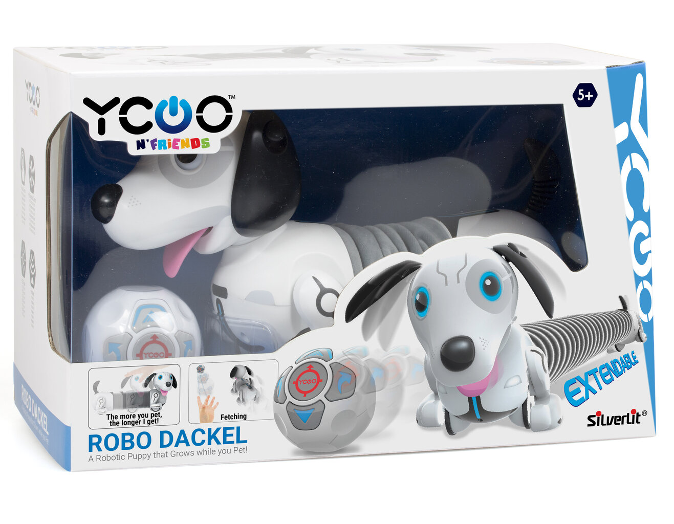 Robotas šuniukas Taksas Silverli Robo Dackel kaina ir informacija | Žaislai berniukams | pigu.lt