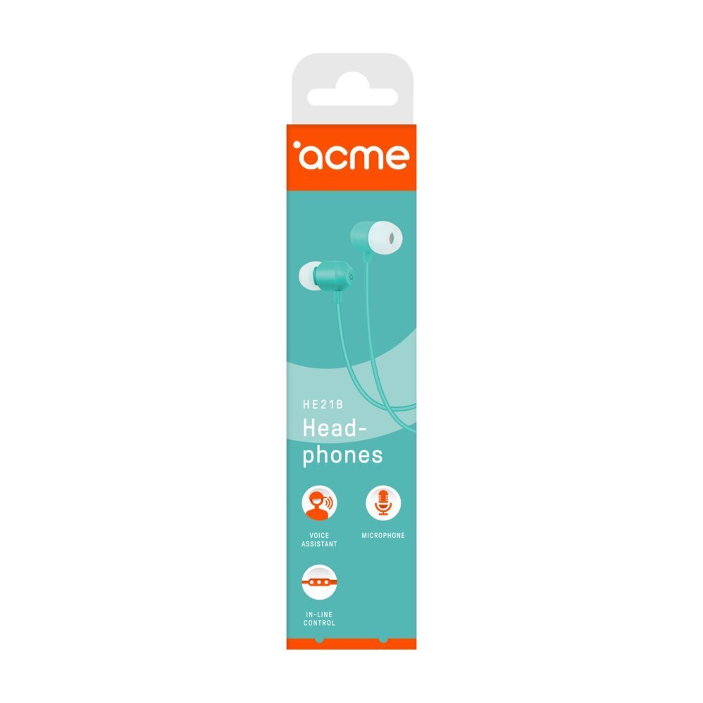 Acme HE21B, blue цена и информация | Ausinės | pigu.lt