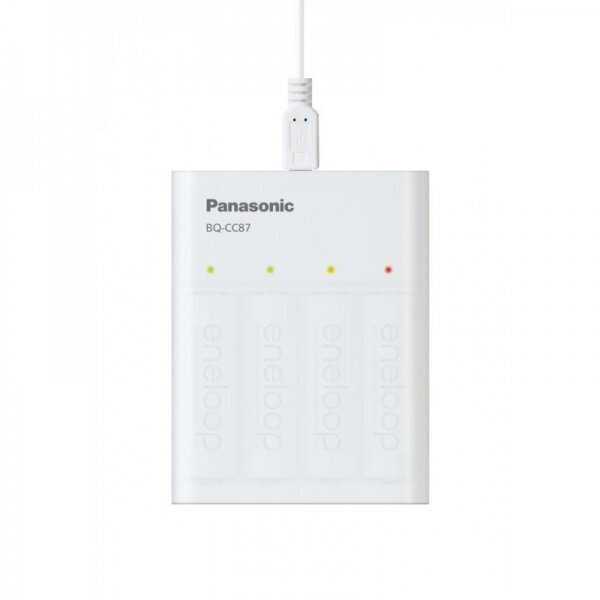 Panasonic elementų įkroviklis Eneloop BQ-CC87USB kaina ir informacija | Elementų krovikliai | pigu.lt