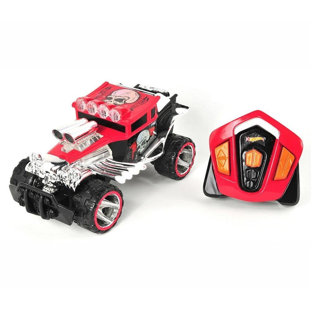 Radijo bangomis valdomas lenktynininkas su garsais ir šviesomis Hot Wheels Baja Bone, CLR 1628/CFG47 kaina ir informacija | Žaislai berniukams | pigu.lt