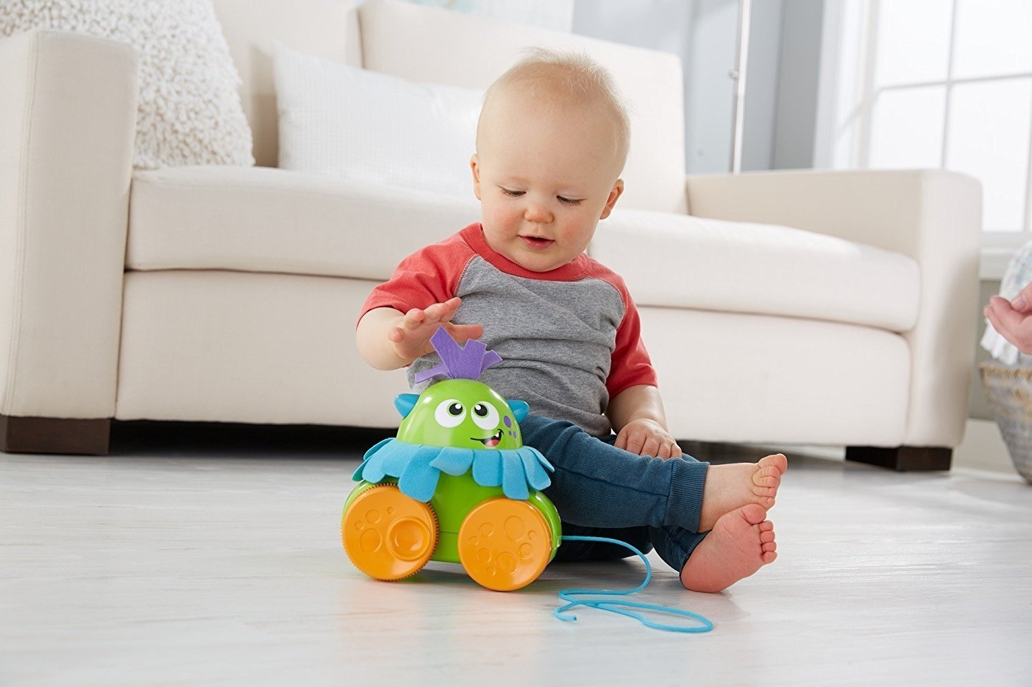 Traukiamas žaislas Monstriukas Fisher Price, FHG01 kaina ir informacija | Žaislai kūdikiams | pigu.lt