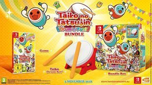 SWITCH Taiko no Tatsujin: Барабан и веселье! Комплект вкл. Барабанная установка Taiko цена и информация | Компьютерные игры | pigu.lt