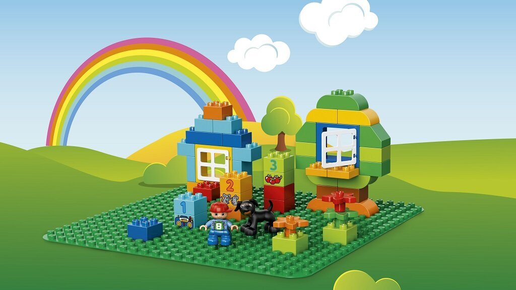 2304 LEGO® DUPLO Didelė konstravimo plokštė цена и информация | Konstruktoriai ir kaladėlės | pigu.lt