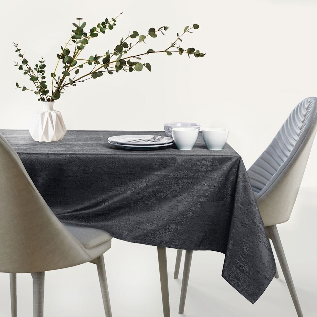 Atspari dėmėms staltiesė Vesta, tamsiai pilka, 150x350 cm цена и информация | Staltiesės, servetėlės | pigu.lt