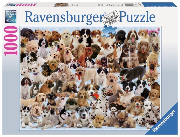 Dėlionė Ravensburger Šunys 1000 d. цена и информация | Dėlionės (puzzle) | pigu.lt