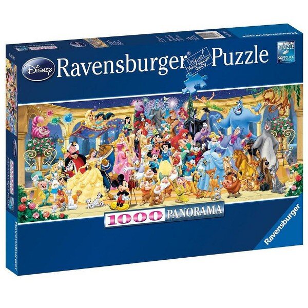 Dėlionė Ravensburger Disney Panorama, 1000 d. kaina ir informacija | Dėlionės (puzzle) | pigu.lt