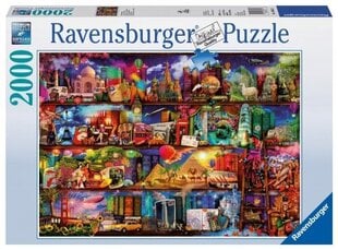 Пазл Ravensburger - 2000 Travel Shelves цена и информация | Пазлы | pigu.lt