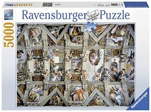 Dėlionė Ravensburger Sikstino koplyčia, 500 det. kaina ir informacija | Dėlionės (puzzle) | pigu.lt