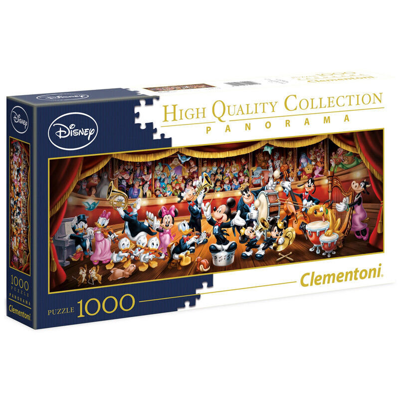 Dėlionė Clementoni Panorama High Quality Disney Orchestra 1000 d. цена и информация | Dėlionės (puzzle) | pigu.lt