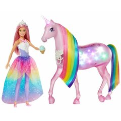 Lėlė su augintiniu Barbie Dreamtopia kaina ir informacija | Žaislai mergaitėms | pigu.lt