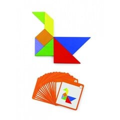 Medinis magnetinis žaidimas Tangrama kaina ir informacija | Stalo žaidimai, galvosūkiai | pigu.lt