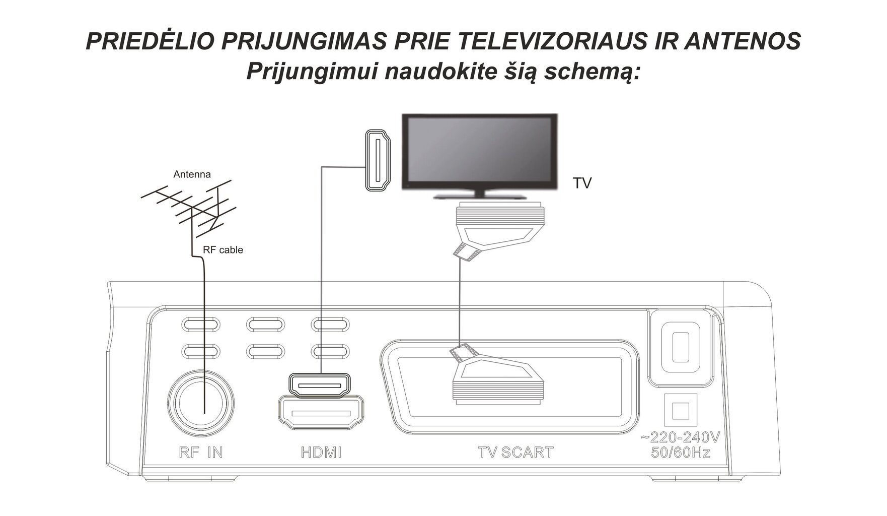 New Digital STB T2 01 HD kaina ir informacija | TV imtuvai (priedėliai) | pigu.lt