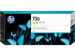 Чернильный картридж HP 730XL/300ML P2V70A, желтый цена и информация | Картриджи для струйных принтеров | pigu.lt