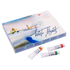 Akvarelės rinkinys „White Nights“ 24x10 ml. цена и информация | Принадлежности для рисования, лепки | pigu.lt