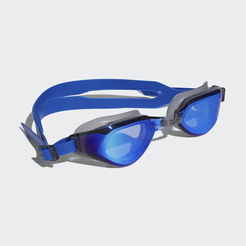 Plaukimo akiniai ADIDAS PERSISTAR FIT MIRROR, juodi/mėlyni kaina ir informacija | Plaukimo akiniai | pigu.lt