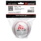 Beisbolo kamuoliukas METEOR 135 g, baltas цена и информация | Beisbolas | pigu.lt