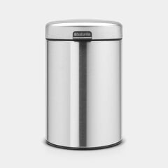 Brabantia мусорное ведро NewIcon, 3л, матовая сталь цена и информация | Мусорные баки | pigu.lt