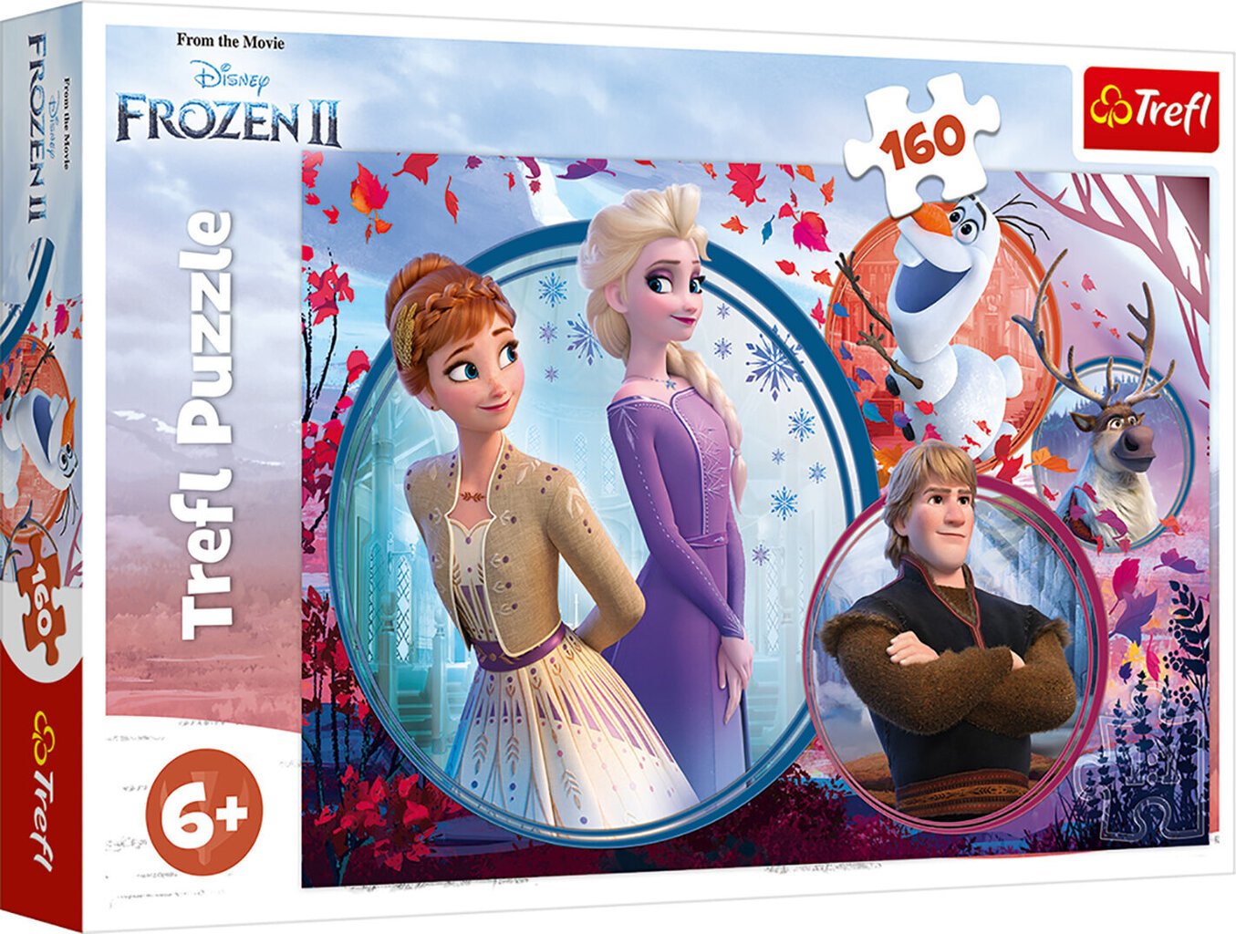 TREFL dėlionė Frozen "Ledo šalis 2" 160 d. цена и информация | Dėlionės (puzzle) | pigu.lt