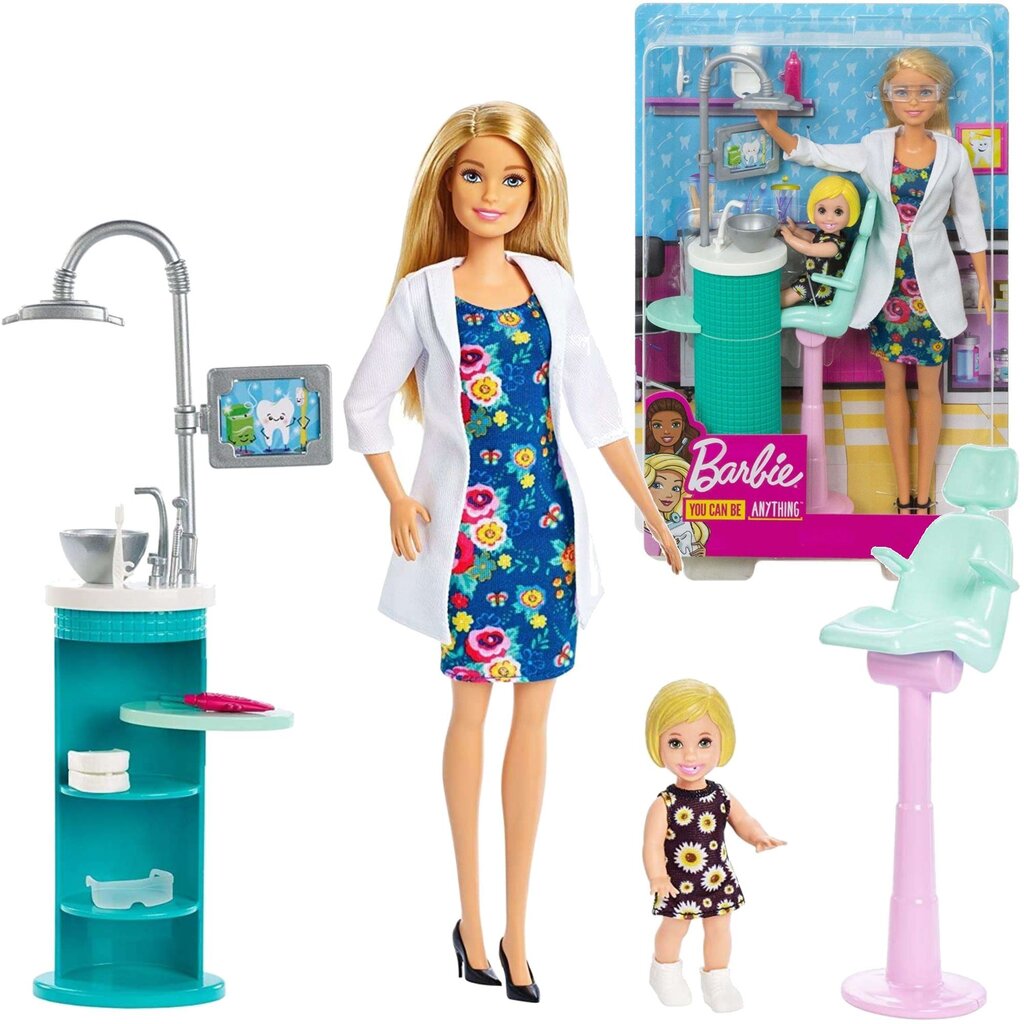 Lėlė Barbie odontologė FXP16 /6 kaina ir informacija | Žaislai mergaitėms | pigu.lt