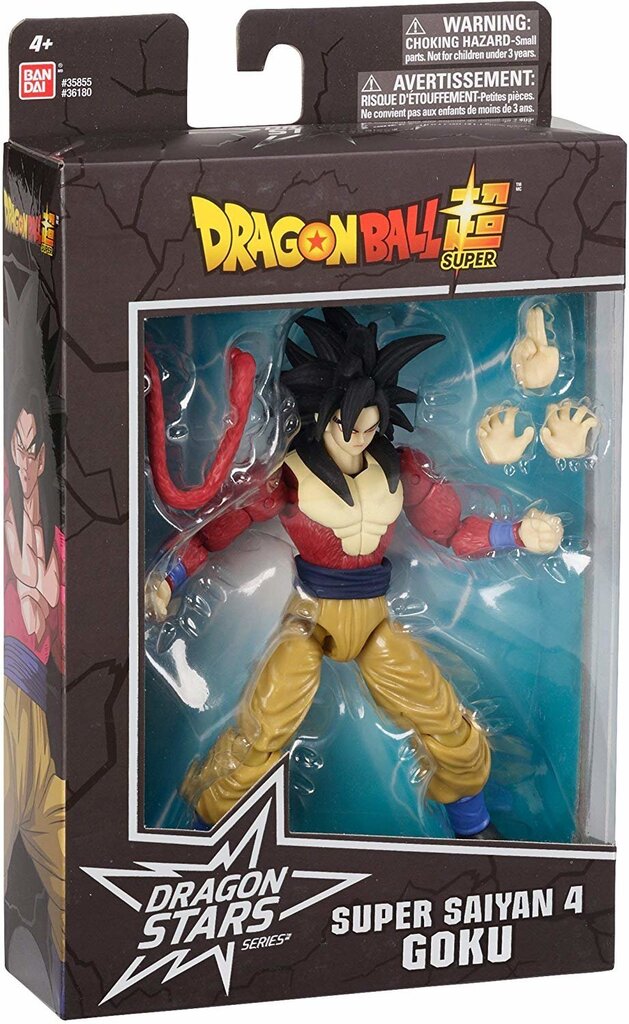 Figūrėlė su priedais Dragon Ball Dragon Stars SS4 Goku, 36180, 16 cm kaina ir informacija | Žaislai berniukams | pigu.lt