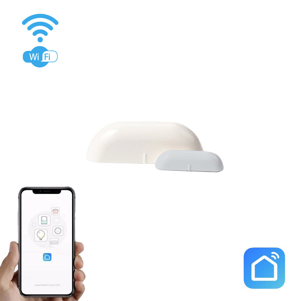 Langų ir durų sensoriai Wi-Fi Smart Home цена и информация | Davikliai, jutikliai | pigu.lt