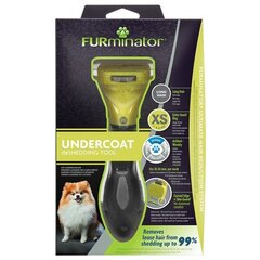 Фурминатор Undercoat deShedding Toy Dog для длинношерстных собак, XS цена и информация | Средства по уходу за животными | pigu.lt